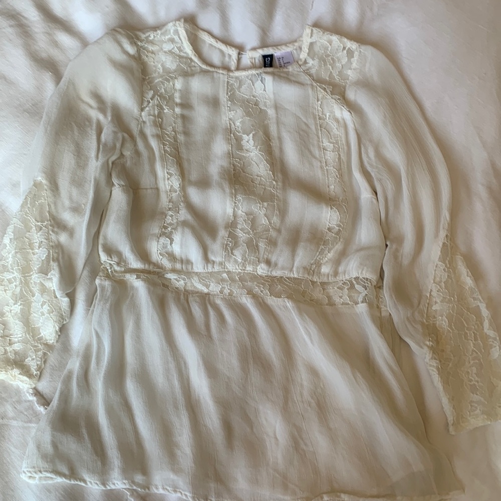 Laced Blouse Peplum Style